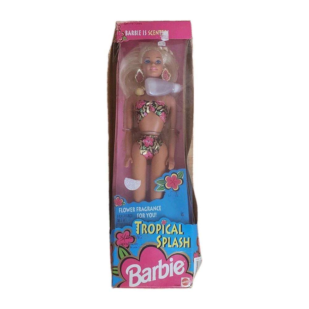 VINTAGE MATTEL BARBIE 1994 "TROPICAL SPLASH" SCENTED DOLL #12446